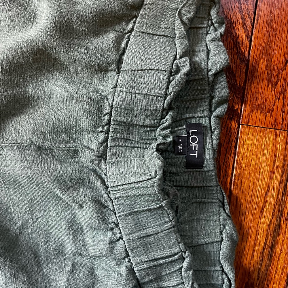 LOFT linen wide leg pant. HOC autumn.
